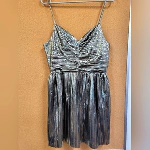 Michael kors gold mini dress